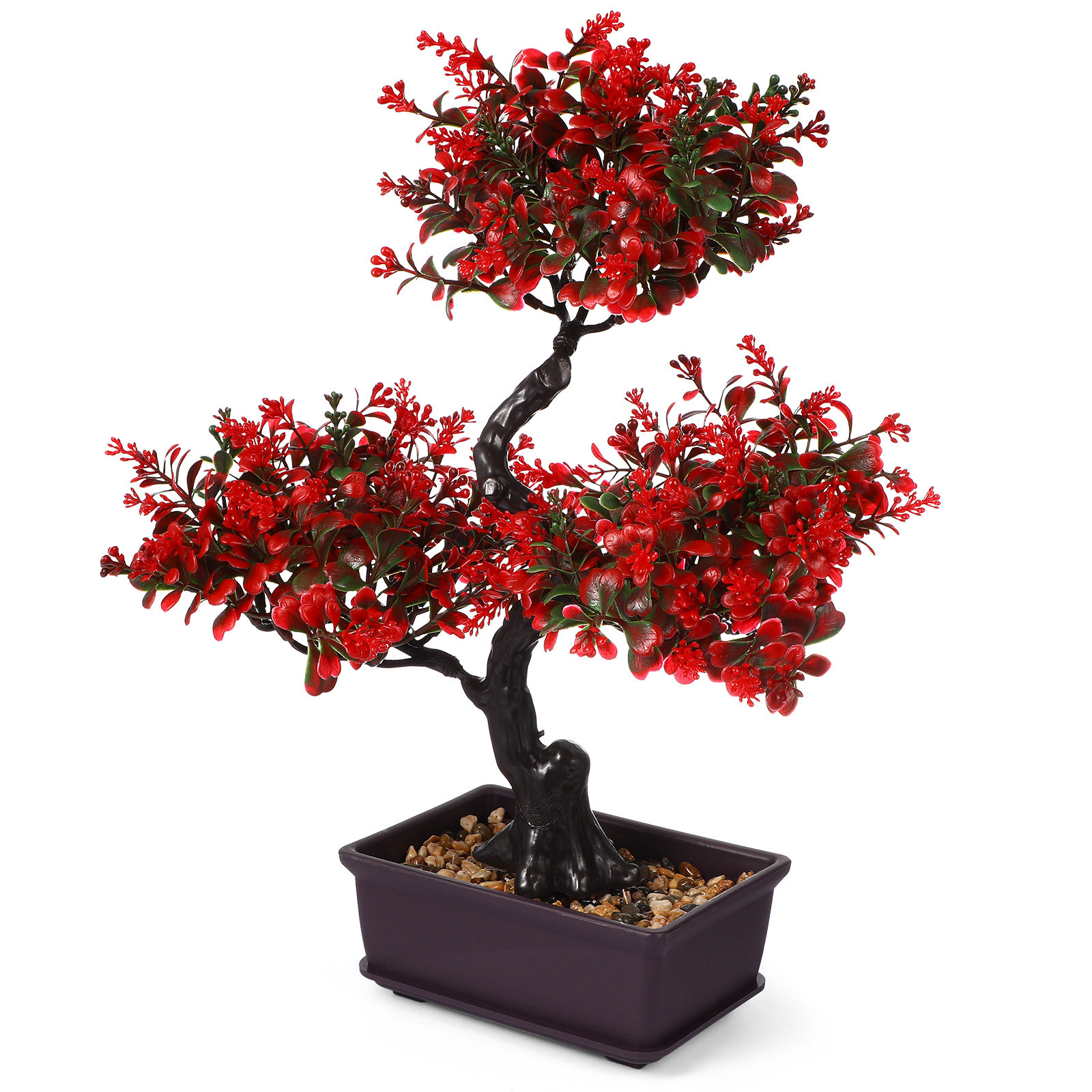 Bonsai Garden Cafe - Albero Bonsai Artificiale Realistico, Pianta Finta