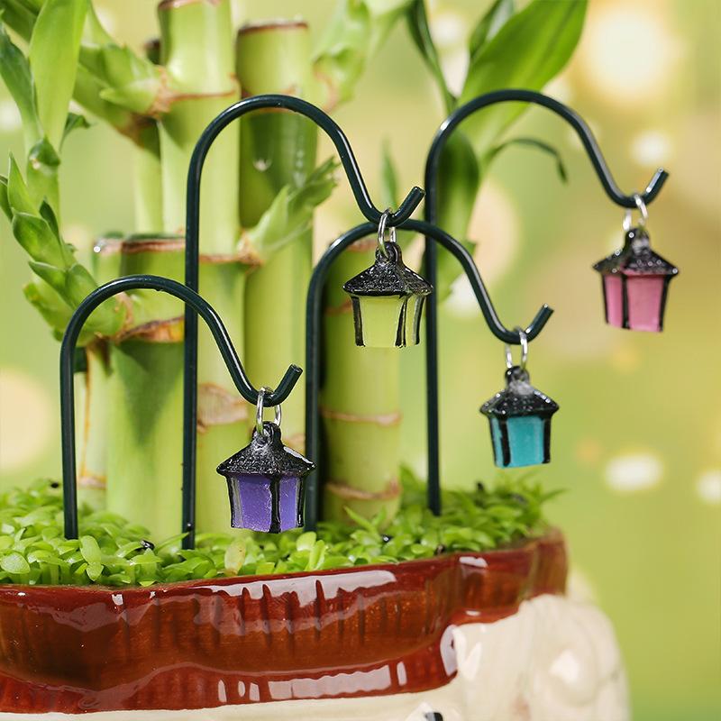 Bonsai Garden Landscape Design - Piccoli pali decorativi luminosi per giardino,