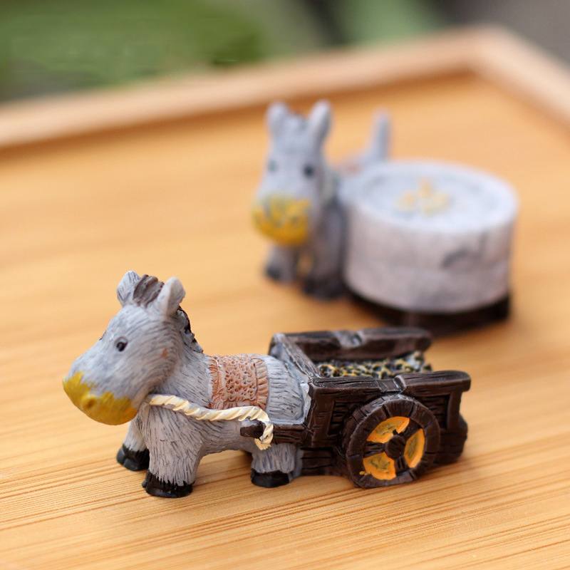Figurine di animali Mini asino - Bonsai Garden Japan recensione e prezzo