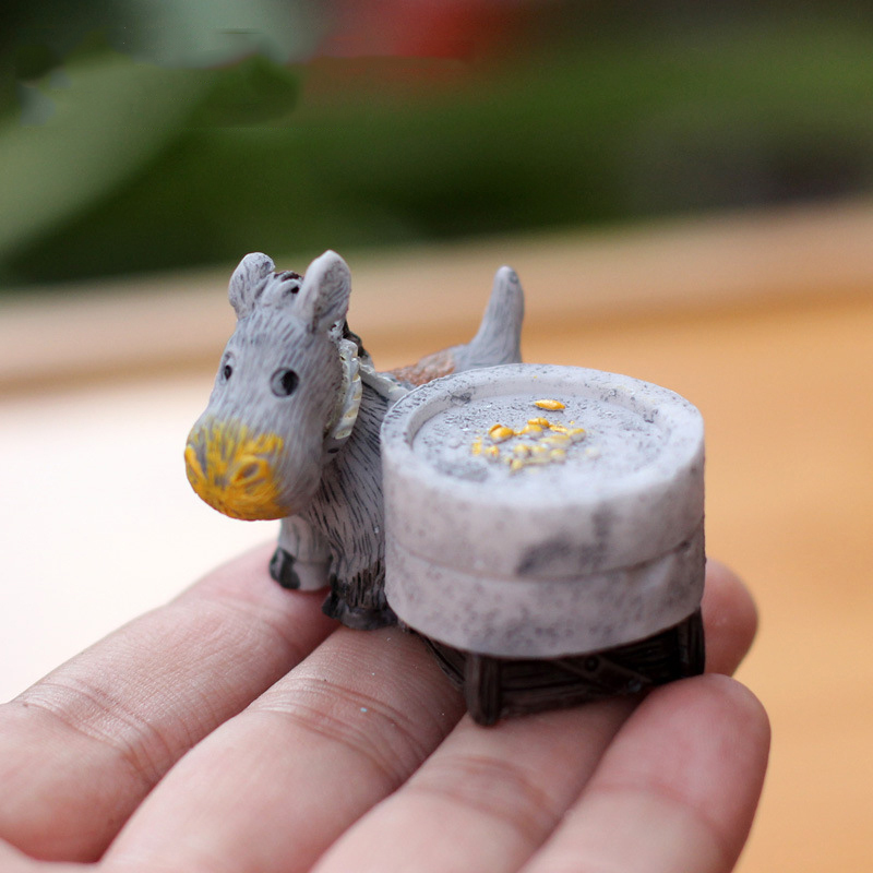 Figurine di animali Mini asino - Bonsai Garden Japan recensione e prezzo
