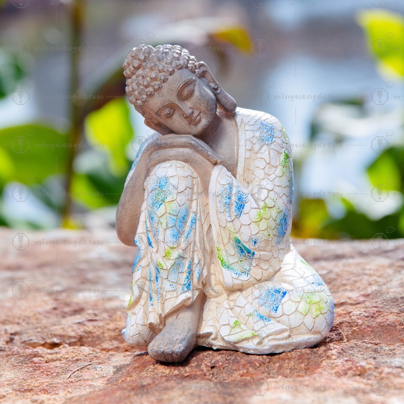 Mini Statua di Buddha, Nuovo O - Bonsai Gardening recensione e prezzo