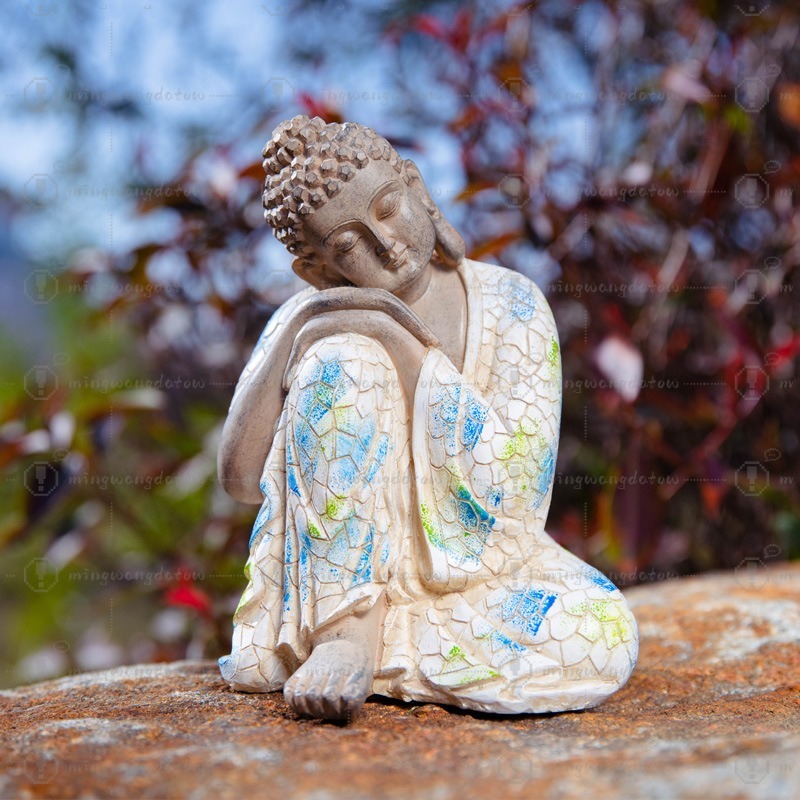 Mini Statua di Buddha, Nuovo O - Bonsai Gardening recensione e prezzo
