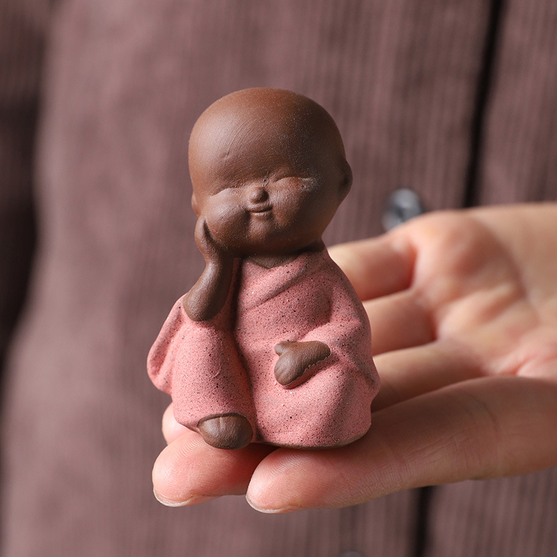 Y Mini figurine di monaco in c - Bonsai Garden Meaning recensione e prezzo