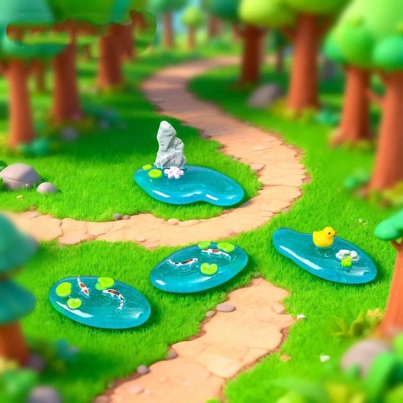 【HG】Mini ornamenti in resina p - Bonsai Garden With Koi Pond recensione e prezzo